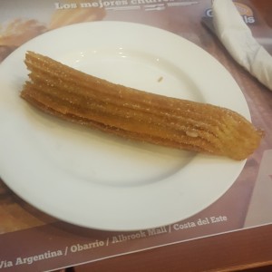 churro relleno de manjar