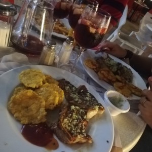 Chuletas al ajillo 