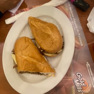 Cheese steak sandwich