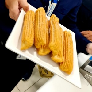 churros rellenos de crema pastelera