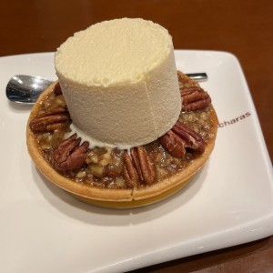 pecan pie con helado