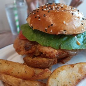 Fried Chicken Burger