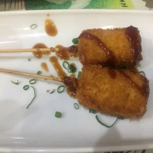 Tentadoras entradas - Brochetas de queso