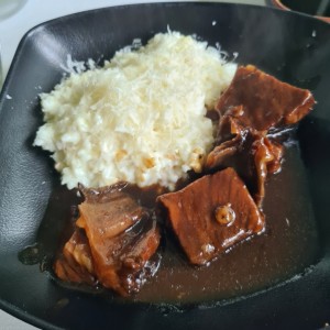 short rib con risotto