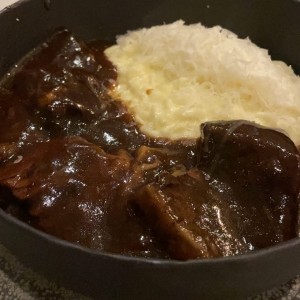 Short Rib en salsa de malta.