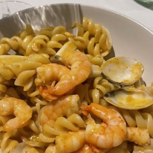 Pasta con mariscos 