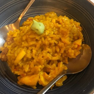 risotto de langosta