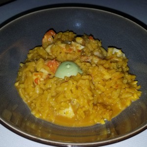 Arroz caldoso con mariscos