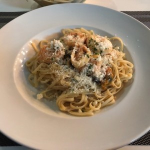 Linguini en Frutos del Mar. 