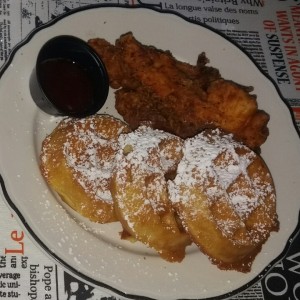 Chicken and waffle