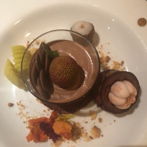 mousse de chocolate