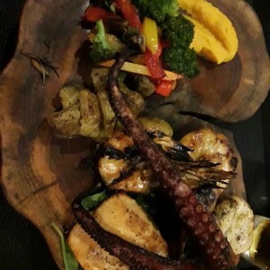 parrillada de msriscos, delicioso