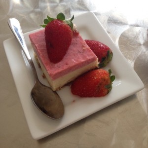 cheesecake de fresas