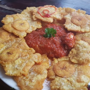 Filete de Pescado con Patacones