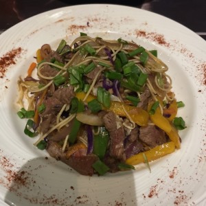 Chowmein de carne