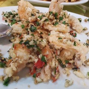 camarones salteado