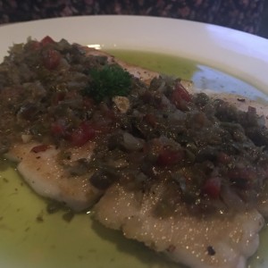 Pescado a la putanesca 