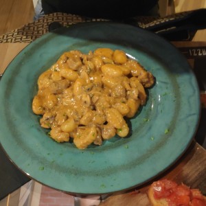 gnocchi con salchicha