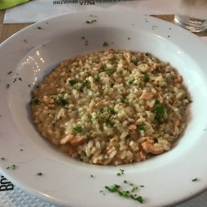 risoto salmon