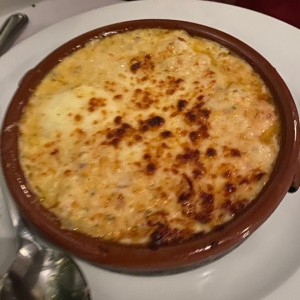 Lasagna de langostinos