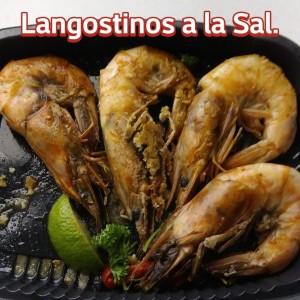 Langostinos a la Plancha o Langostinos a la Sal