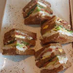 club sandwich de langosta