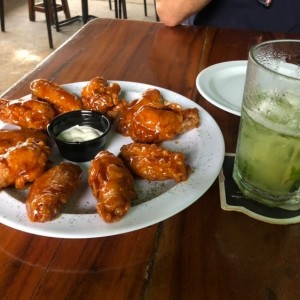 wings bbq/honey