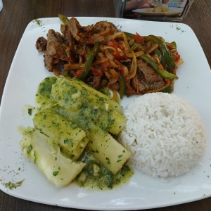 Bistec Picado con Vegetales