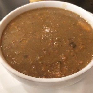 sopa de lentejas