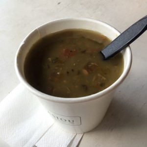 sopa de lentejas