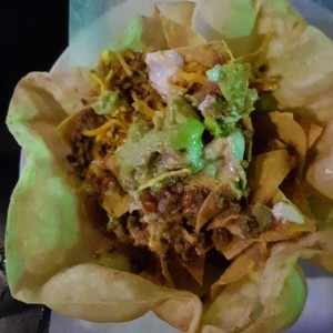 nachos de carne