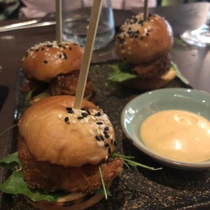 sliders de camarones