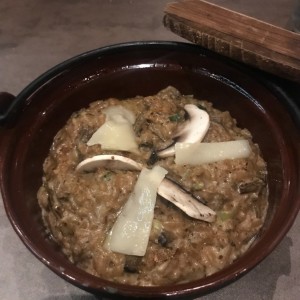 Risotto trio de hongos