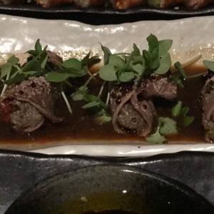 wagyu beef tataki excelente