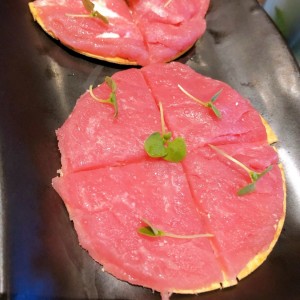 Para picar - Tuna pizza