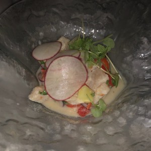 Entradas - Ceviche de corvina