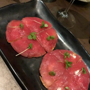 Para picar - Tuna pizza