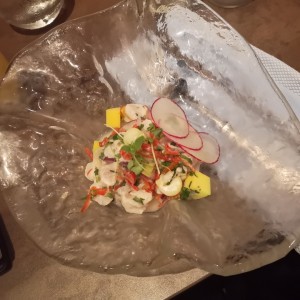 Entradas - Ceviche de corvina