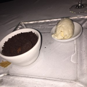 fondant de chocolate