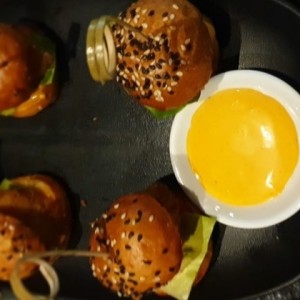 Para picar - Rock prawn sliders