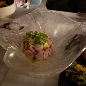 Entradas - Ceviche de corvina