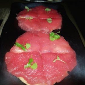 Para picar - Tuna pizza