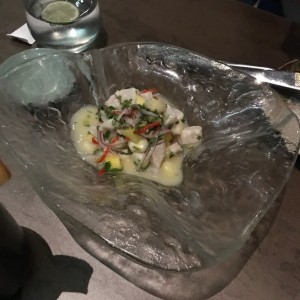 Entradas - Ceviche de corvina