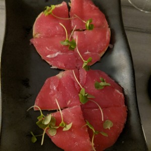 Para picar - Tuna pizza