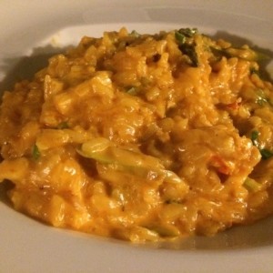 Risotto de langosta (solo en temporada)