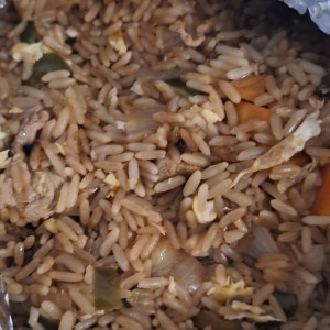 Arroz frito de puerco