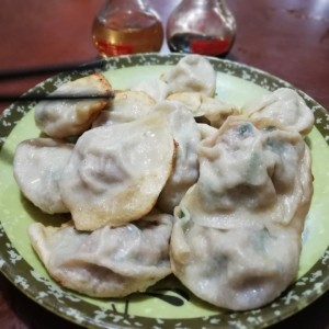 Dumpling frito de puerro