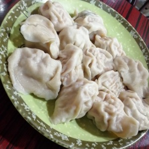 dumplings de kimchi con puerco