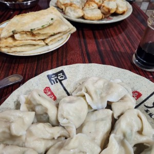 dumplings pollo culantro - dumpligs de vegetales