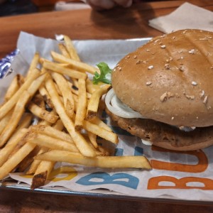 Avocado Ranch Black Bean Burger